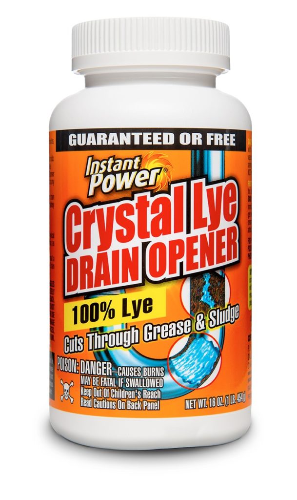Crystal Lye Drain Opener - Instant Power